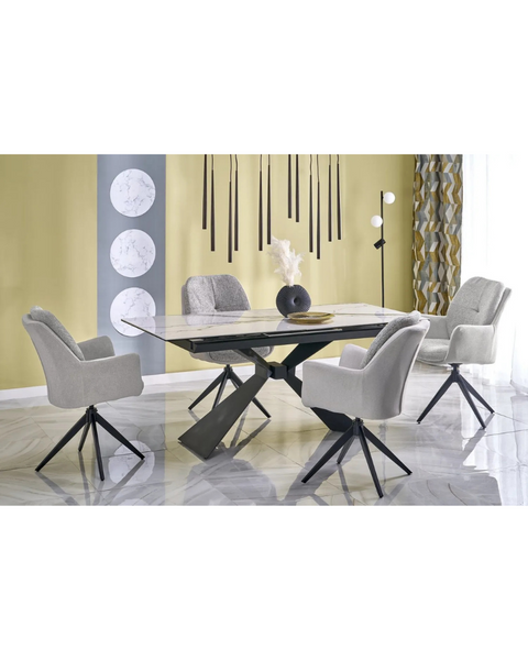Masa Luciano metal/ceramică 230*90 46479 - foto