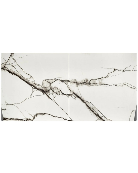 Masa Luciano metal/ceramică 230*90 46479 - foto
