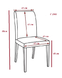 Scaun C2301 HLR 20 metal/țesătură 49316 - foto produsului 2