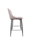 Scaun bar Clasic Pudra metal/țesătură 38668 - foto produsului 4