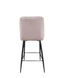 Scaun bar Clasic Pudra metal/țesătură 38668 - foto produsului 3