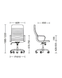 Fotoliu Liberty ECO-70 metal/piele ecologică/TILT 28135 - foto produsului 4