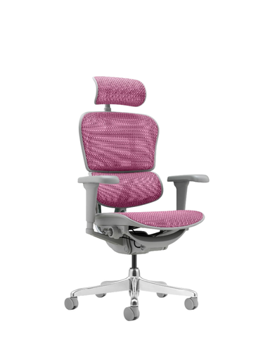 Fotoliu Ergohuman Ultra Pink T-168- B5 EHU-AG-HAM-4D metal/plasă/multiblock 48053 - foto