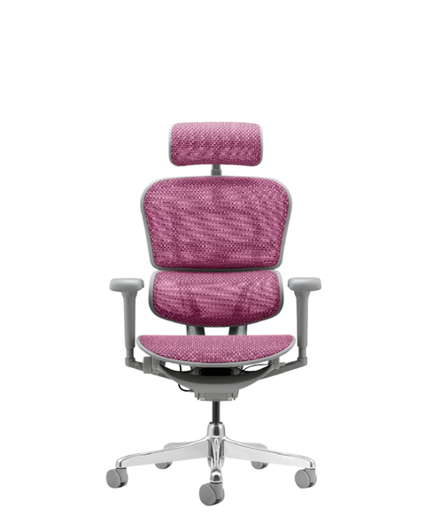 Fotoliu Ergohuman Ultra Pink T-168- B5 EHU-AG-HAM-4D metal/plasă/multiblock 48053 - foto