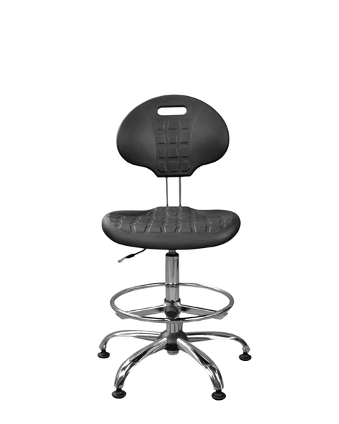 Fotoliu Laborant GTS Ring Base Chrome metal/plastic 30282 - foto