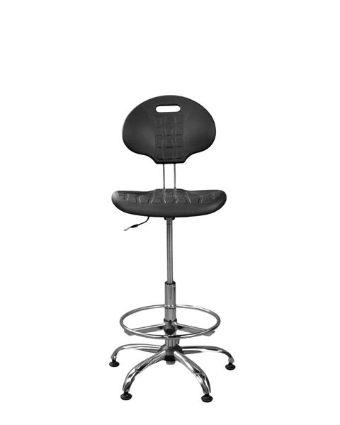 Fotoliu Laborant GTS Ring Base Chrome metal/plastic 30282 - foto