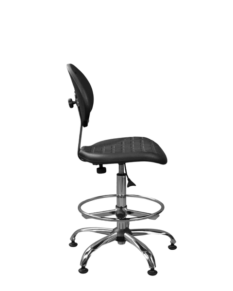 Fotoliu Laborant GTS Ring Base Chrome metal/plastic 30282 - foto