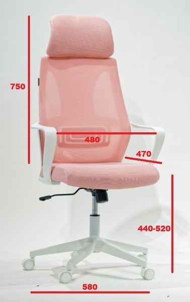 Fotoliu Rose 067-W-H plastic/țesătură/TILT 48734 - foto