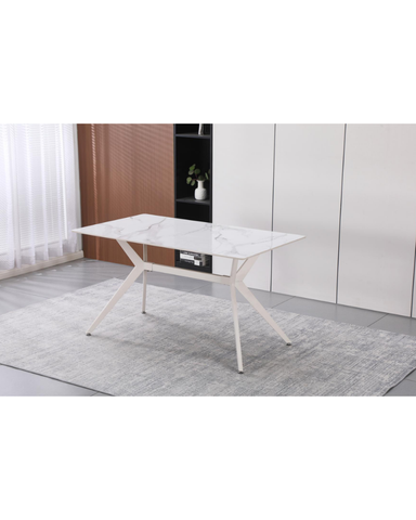 Masa DT-2420 metal/ceramică 140*80 49307 - foto