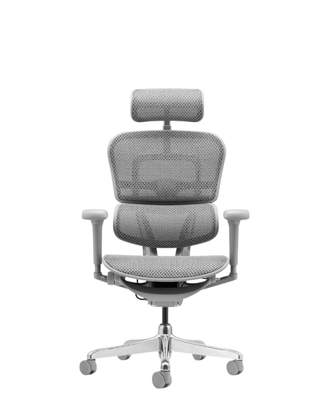Fotoliu Ergohuman ultra Natural T-168-B2 EHU-AG-HAM-4D metal/plasă/multiblock 47191 - foto
