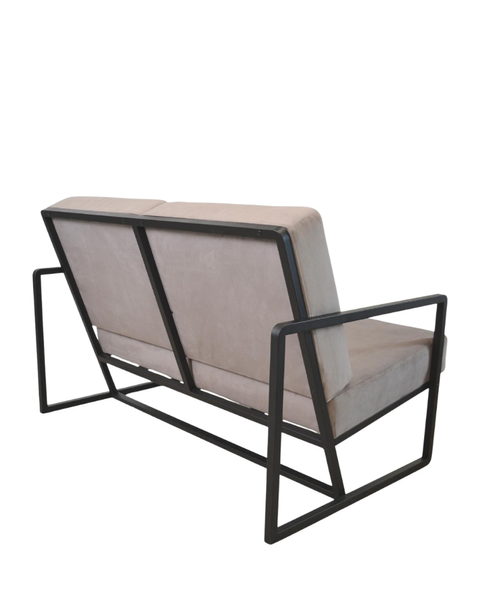 Canapea Milton metal/țesătură 49709 - foto