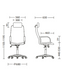 Кресло Diplomat KD HR Tilt PL 64 C-38 ткань/TILT 47931 - фото товара 3