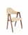 Scaun K344 metal/țesătură 42853 - foto