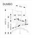 Fotoliu Dumbo metal/țesătură 46825 - foto produsului 2