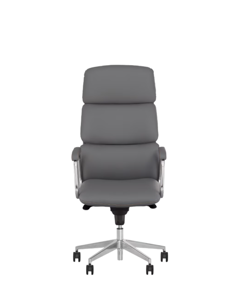 Fotoliu California Steel ES AL70 LE-N metal/piele naturală 46516 - foto