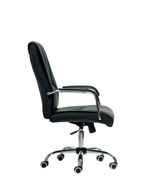 Fotoliu Rico Y-755 metal/piele ecologică/TILT 48728 - foto