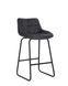 Scaun bar Nicole Hoker CFS LB BLACK SQR SORO-95 metal/țesătură 48129 - foto produsului 1