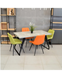 Scaun Nicole HN alb ECO-07 metal/piele ecologica 36608 - foto produsului 4