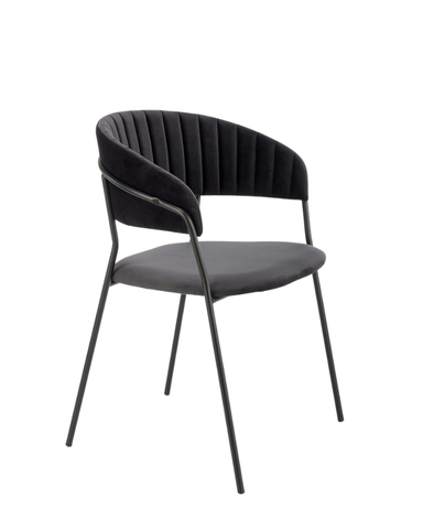 Scaun K426 metal/catifea 49095 - foto