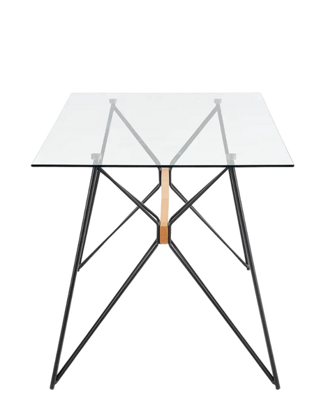 Masa Allegro metal/sticlă 160*80 28043 - foto