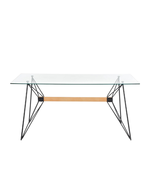 Masa Allegro metal/sticlă 160*80 28043 - foto