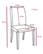 Scaun C1814-1 HLR 7 metal/tesatura 49347 - foto produsului 2
