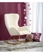 Fotoliu LIBERTO (crem/auriu) 42389 - foto produsului 5