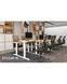 Masa cu suport electric ET114 E WH, blat PAL0110 alb, 1400x700 (ET1) 39728 - фото товара 3