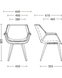 Scaun Vensan HN SORO-65 metal/tesatura 37833 - foto produsului 4