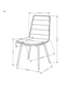 Scaun K493 metal/tesatura 44825 - foto produsului 5