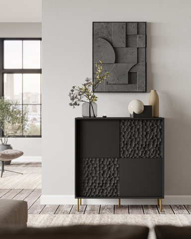 Comoda BULLET KM-2 metal/placaj laminat/MDF laminat 40554 - foto