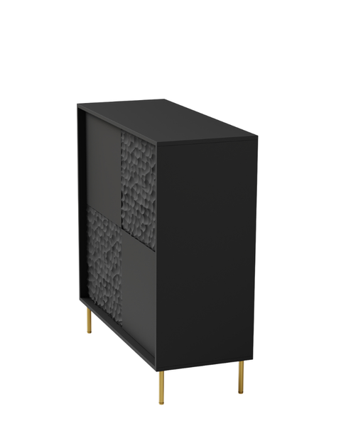 Comoda BULLET KM-2 metal/placaj laminat/MDF laminat 40554 - foto