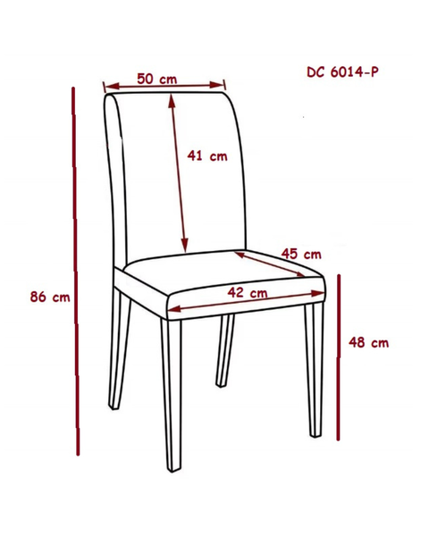 Scaun DC6014-P metal/velur 49343 - foto