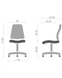 Fotoliu Ministyle GTS CM-04 plastic/țesătură 49430 - foto produsului 2