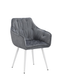 Scaun DC6014-P metal/velur 49343 - foto produsului 1