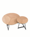 Masa Karida metal/MDF cu furnir natural 80*80 43662 - foto produsului 4