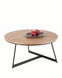 Masa Karida metal/MDF cu furnir natural 80*80 43662 - foto produsului 1