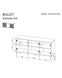 Comoda BULLET KM-1 metal/placaj laminat/MDF laminat 40553 - foto produsului 7