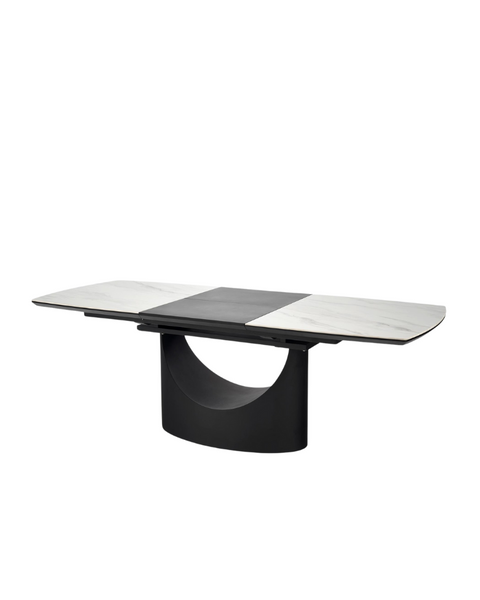 Masa Osman metal/ceramică/MDF lăcuit 220*90 44821 - foto