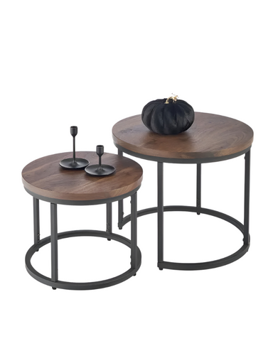 Masa OREO (set de doua banci, marmur / negru) 42200 - foto