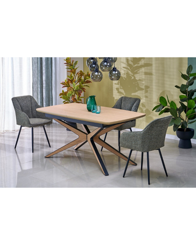 Masa James metal/MDF 160-220*90*76 49616 - foto