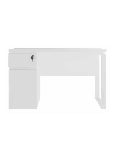Masa birou Box Incorporat 1200x600 White/White 38640 - фото