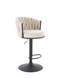 Scaun bar H125 metal/țesătură 46491 - foto produsului 1