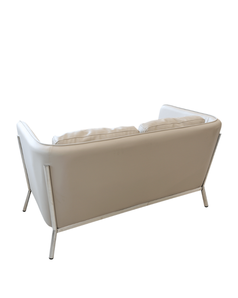 Canapea Salvador 2 metal/piele ecologică 49707 - foto