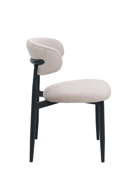 Scaun Meridian metal/catifea 48622 - foto