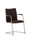 Scaun Desilva Arm chrome ECO30 metal/piele ecologică 13080 - foto produsului 1