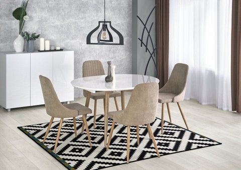 Masa Edward metal/MDF lăcuit, MDF laminat 200*100 30206 - foto