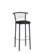 Scaun bar Marco hoker black V-4 metal/piele artificiala 27854 - foto