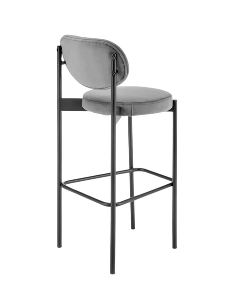 Scaun bar H108 metal/tesatura 41422 - foto