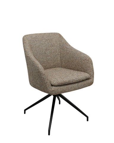 Scaun Santi metal/țesătură 49714 - foto